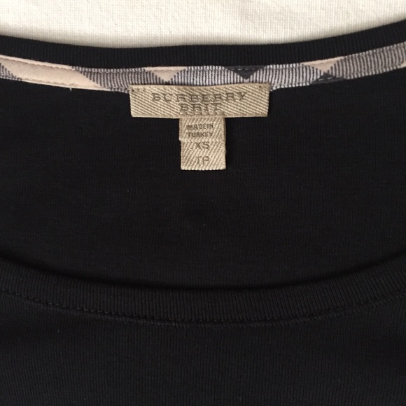 Burberry Brit XS Black Cotton Top - Picture 4 of 8